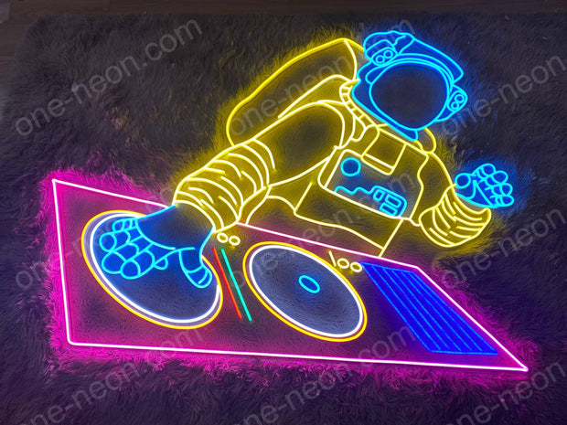 DJ Astronaut | LED Neon Sign