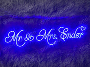 Mr & Mrs Ender | LED Neon Sign