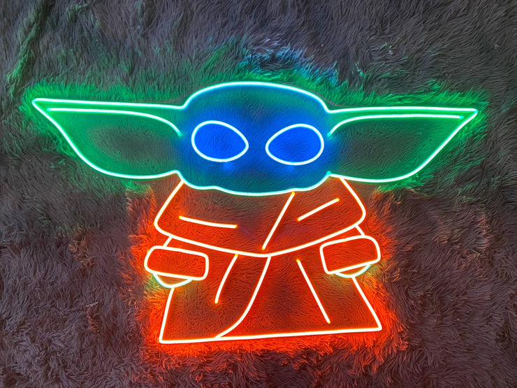Baby Yoda | LED Neon Sign