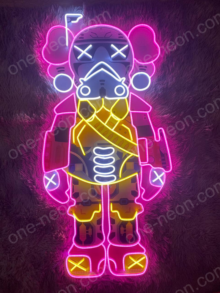 KAWS Star War | LED Neon Sign (UV Printed)