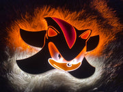 Shadow The Hedgehog | Edge Lit Acrylic Signs