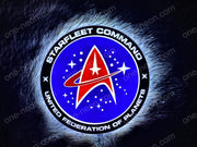 Star Fleet Command | Edge Lit Acrylic Signs