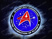 Star Fleet Command | Edge Lit Acrylic Signs