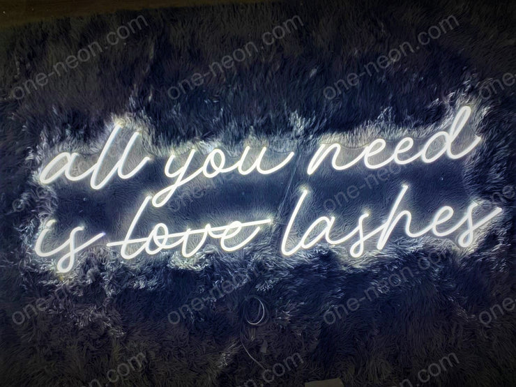 All you need is lashes | LED Neon Sign