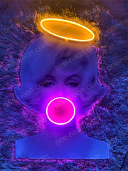Queen Of The Cinema | Neon Acrylic Artwork
