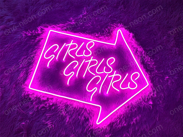 Girls Girls Girls | LED Neon Sign