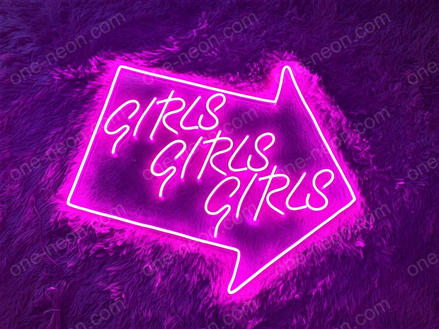 Girls Girls Girls | LED Neon Sign