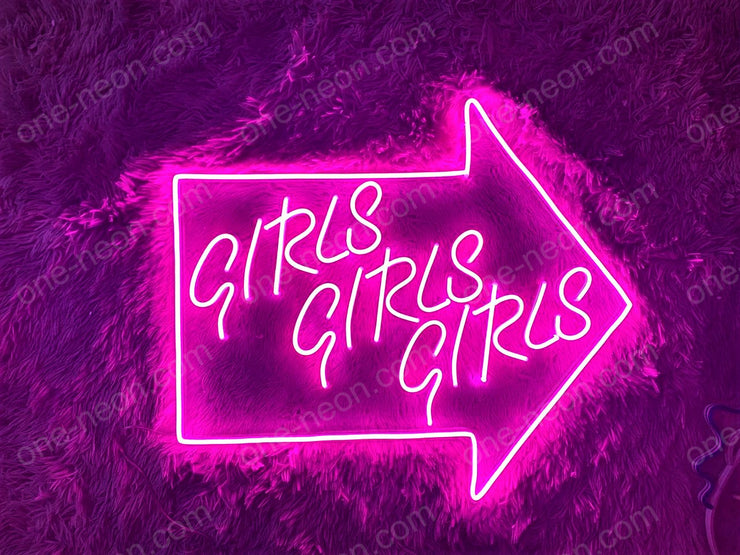 Girls Girls Girls | LED Neon Sign