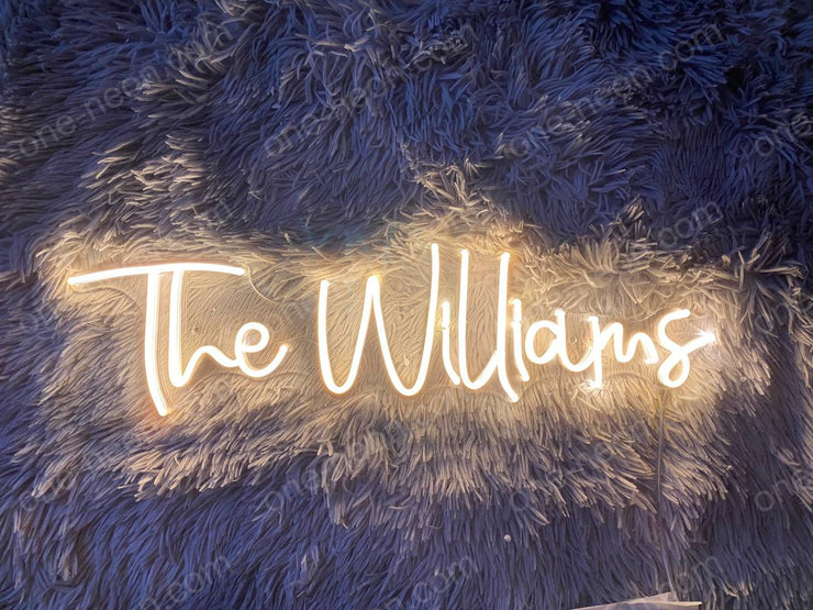 The Williams  | LED Neon Sign