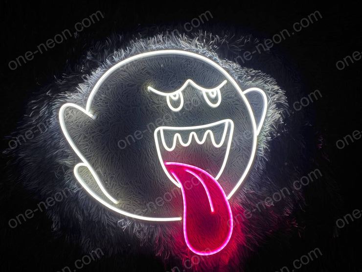 Ghost Mario Boo | LED Neon Sign