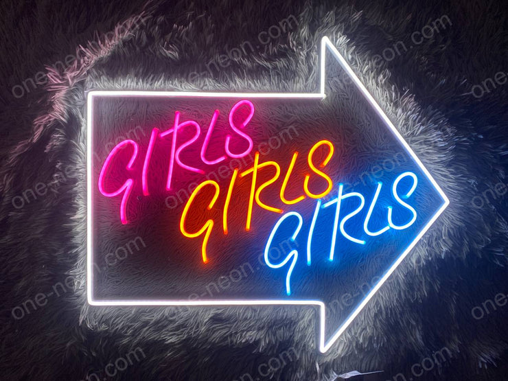 Girls Girls Girls | LED Neon Sign