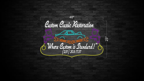 Custom Classic Restoration | LED Neon Sign