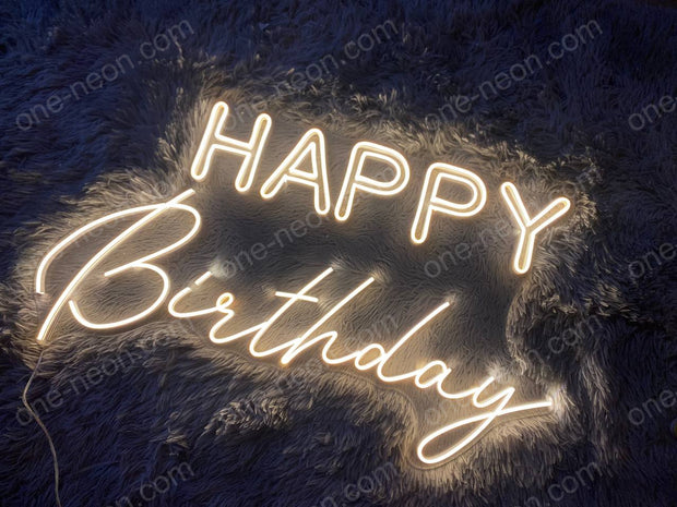 Happy Birthday | LED Neon Sign