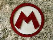 Mario Bros M | Edge Lit Acrylic Signs