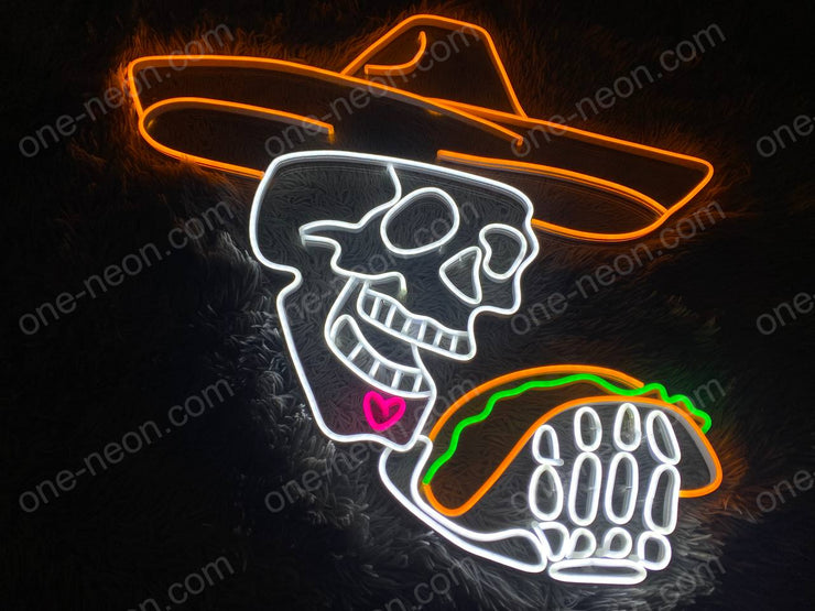 Skull & Tacos | LED Neon Sign