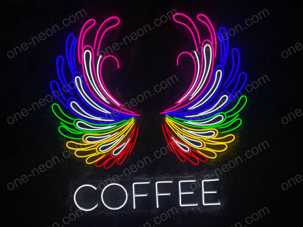 Wings Coffee | LED Neon Sign