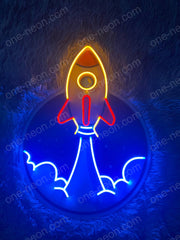 Rocket | Neon Acrylic Artwork