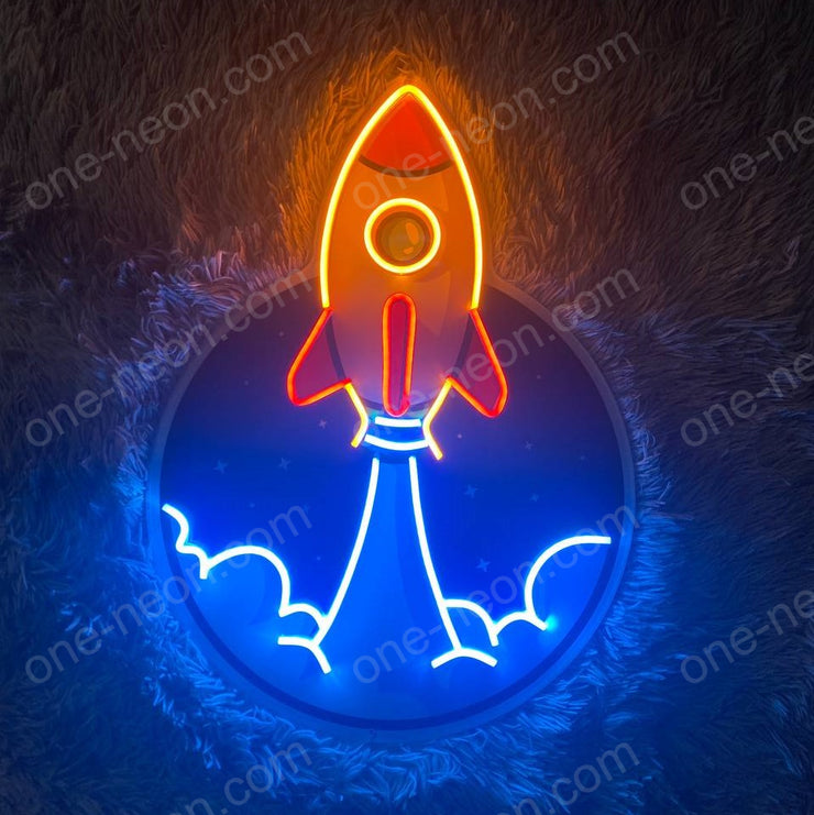 Rocket | Neon Acrylic Artwork