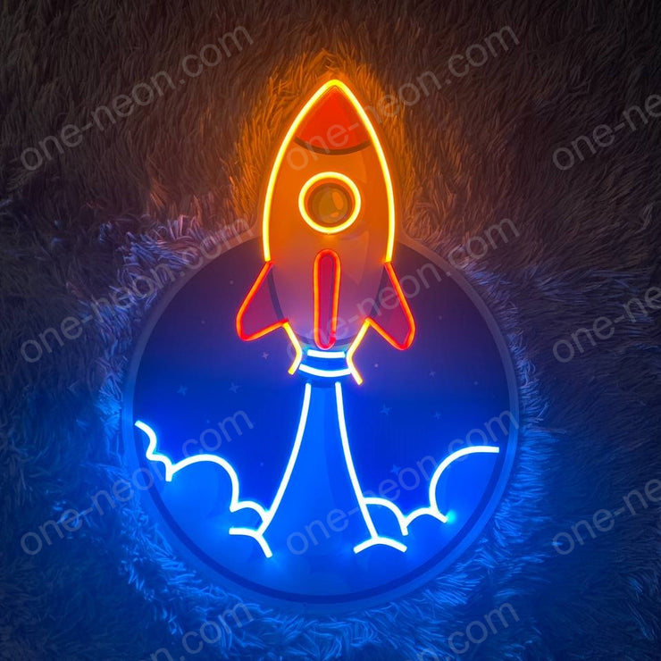 Rocket | Neon Acrylic Artwork