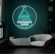 Pool Performance Horses Logo | LED Neon Sign