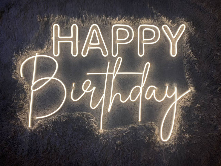 Happy Birthday | LED Neon Sign