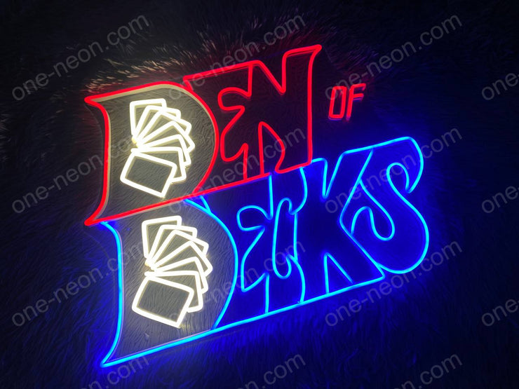 Den Of Decks | LED Neon Sign