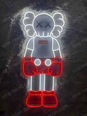 KAWS Supreme | LED Neon Sign (UV Printed)