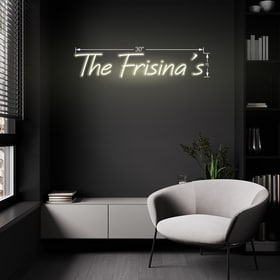 The Frisina's | LED Neon Sign