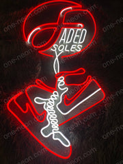 Aded Soles Sneakers | LED Neon Sign