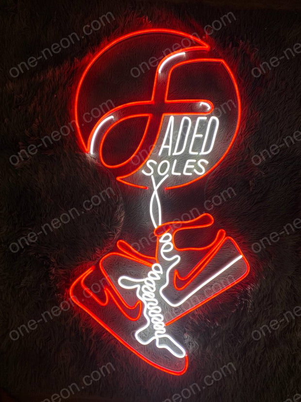 Aded Soles Sneakers | LED Neon Sign