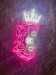 Woman Face | LED Neon Sign