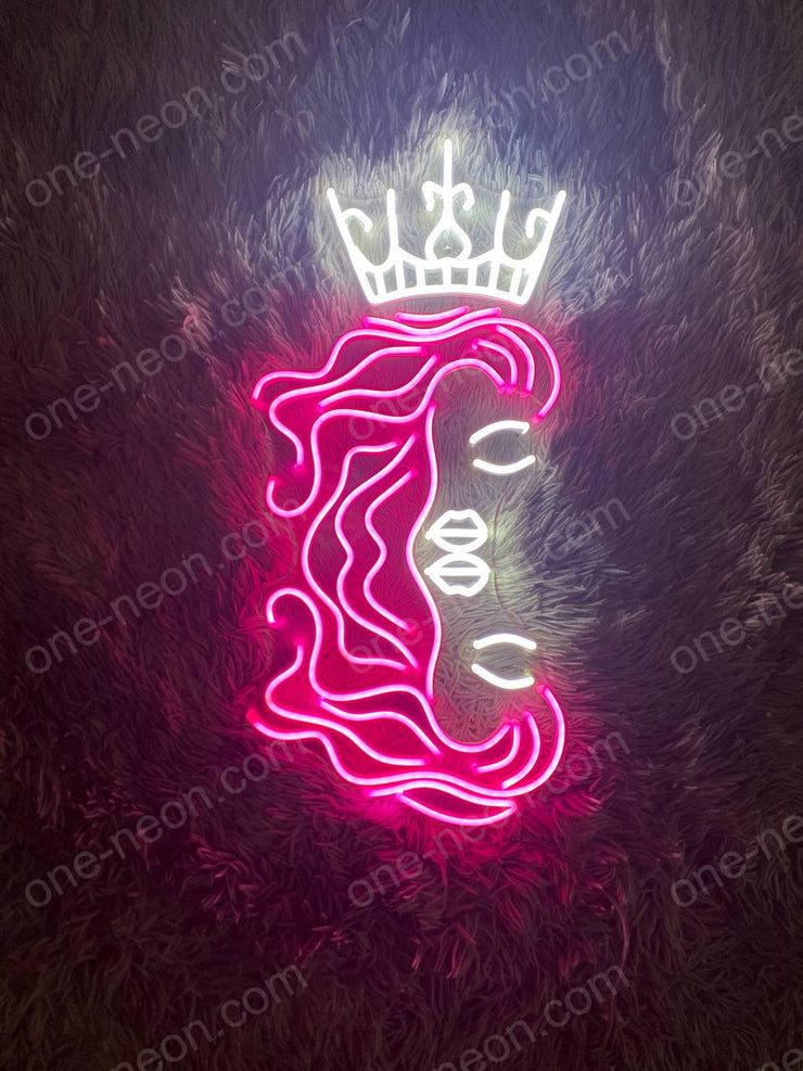 Woman Face | LED Neon Sign