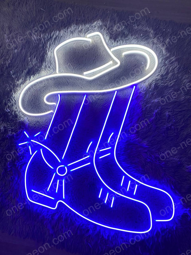 Cowboy Boots | LED Neon Sign