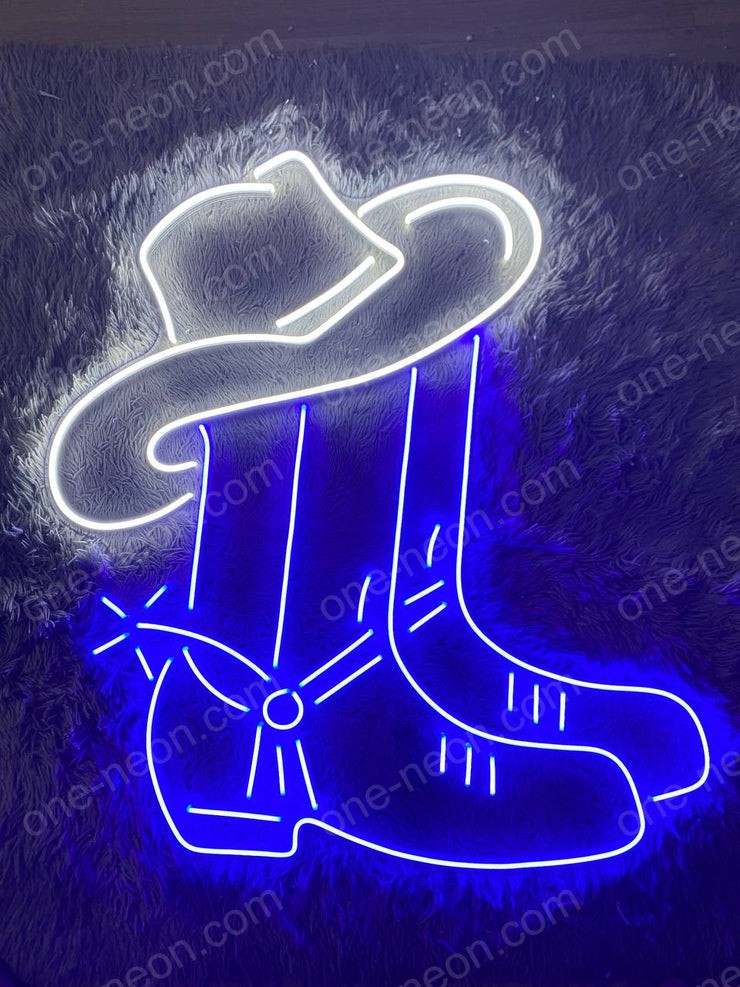 Cowboy Boots | LED Neon Sign