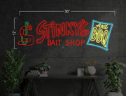 Stinky's Bait Shop | LED Neon Sign