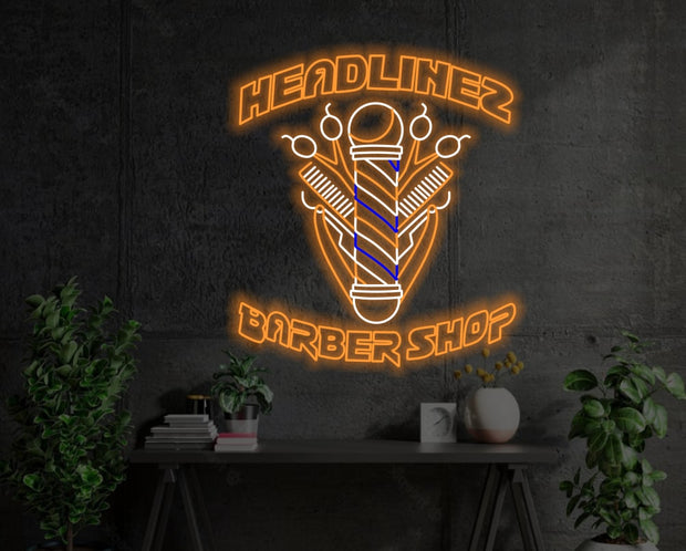 Headlinez Barber Shop | LED Neon Sign