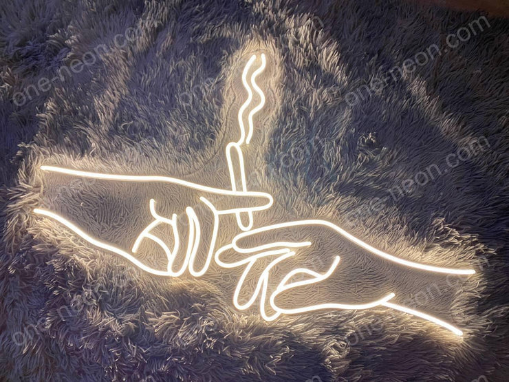 Smoking Hand | LED Neon Sign - ONE Neon