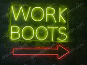 Work Boots | LED Neon Sign
