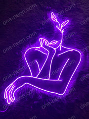 Woman Line Art | LED Neon Sign