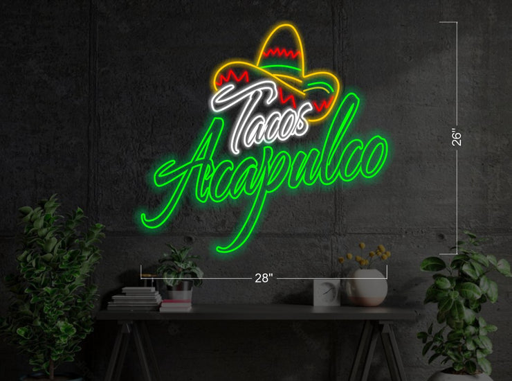 Tacos Acapulco | LED Neon Sign