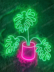 MONSTERA PLANT | LED Neon Sign