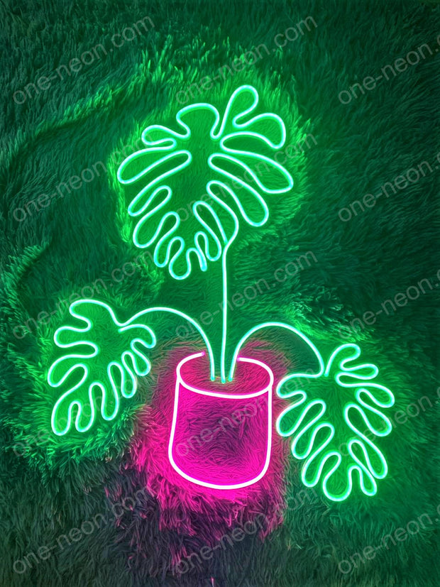 MONSTERA PLANT | LED Neon Sign