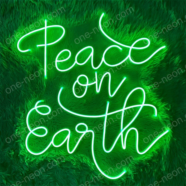 Peace On Earth | LED Neon Sign