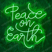 Peace On Earth | LED Neon Sign