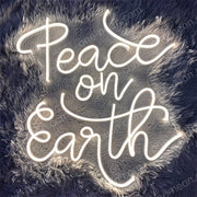 Peace On Earth | LED Neon Sign