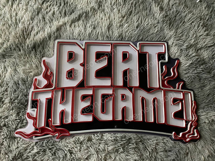 Beat The Game | LED Neon Sign