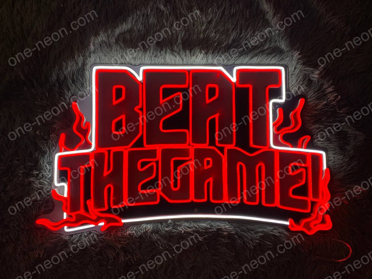 Beat The Game | LED Neon Sign