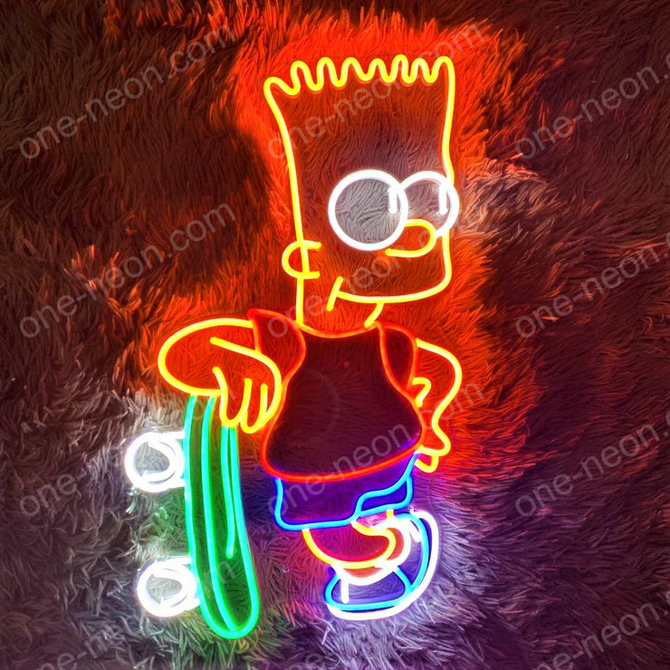 Simpson Skateboards Ver 2 | LED Neon Sign