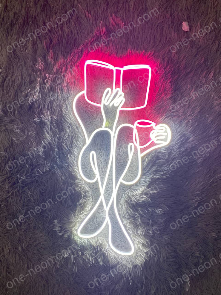 Woman Reading | LED Neon Sign