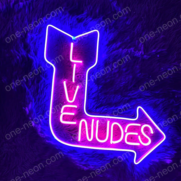 Live Nudes | LED Neon Sign